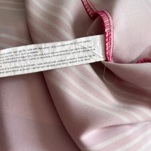 Eloquii Pink Striped Wrap Dress - Picture 8 of 8